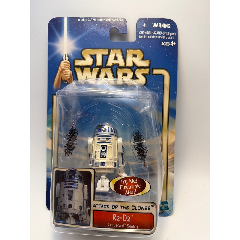 Star Wars Attack of the Clones R2-D2 Coruscant Sentry Hasbro 2002 Figure 02-14